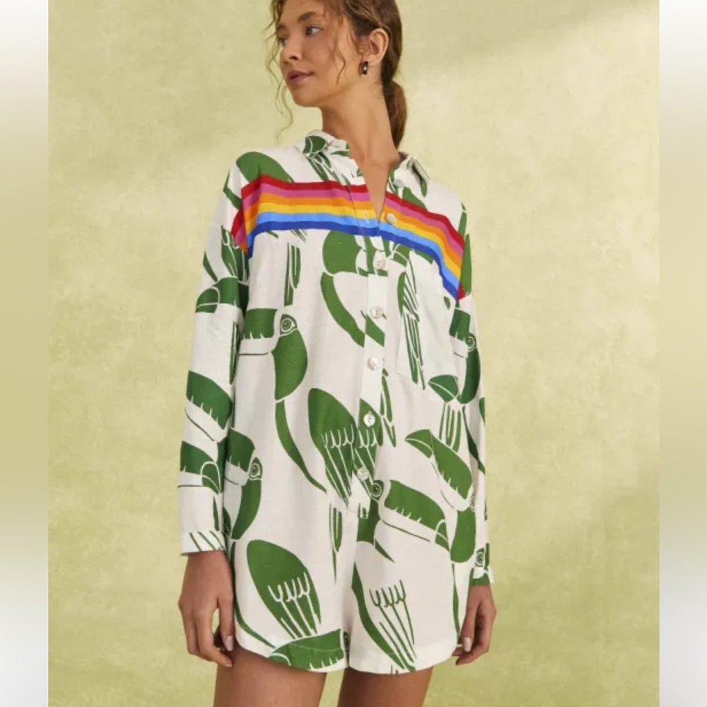 FARM Rio Tropical Print romper